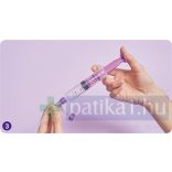 Flocare Enfit fecskendő 60 ml lila