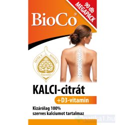 BioCo Kalci-citrát + D3-vitamin filmtabletta megapack 90x 