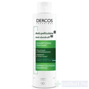 Vichy sampon Dercos korpásodás ellen normál/zsíros hajra 200 ml