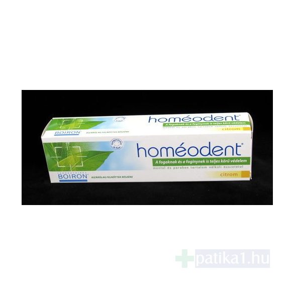 Homeodent 2 fogkrém homeopátiás citrom ízű 75 ml 