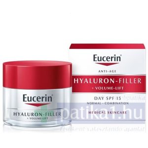 Hyaluron-Filler+Volume Lift Bőrfeszesítő nappali arckrém normál, vegyes bőrre