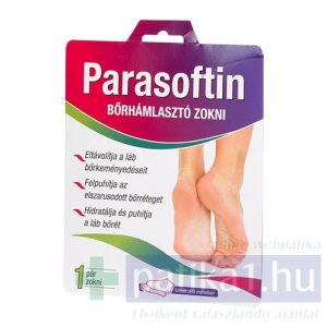 Parasoftin bőrhámlasztó zokni pár