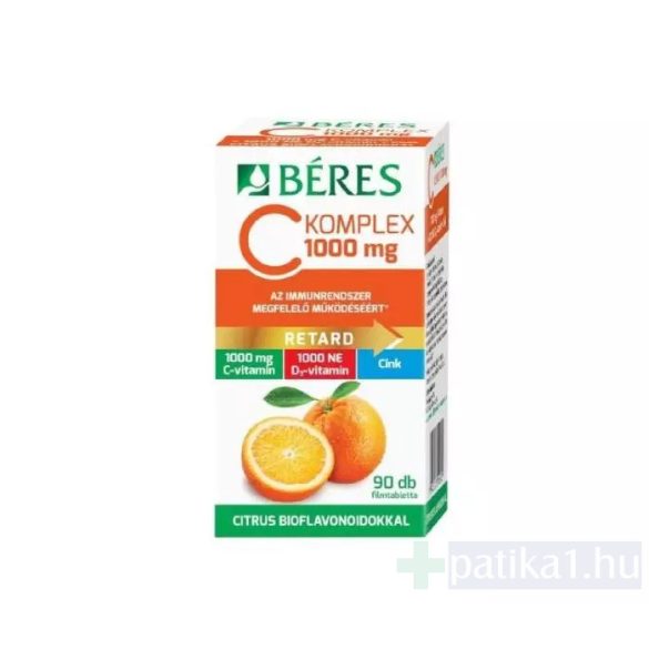 Béres C komplex 1000 mg C+D+Zn bioflavonoidokkal 90x