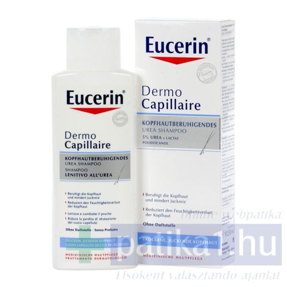Eucerin DermoCapillaire 5% Urea sampon 250 ml