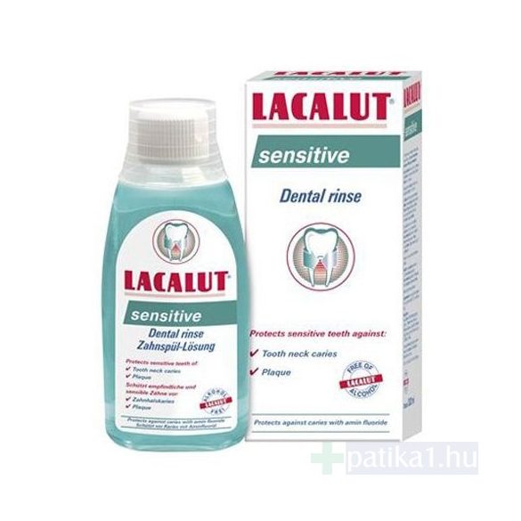 Lacalut szájvíz sensitive fluoridos 300 ml