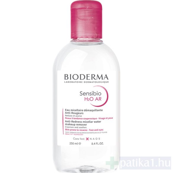 Bioderma Sensibio H2O AR arc-és sminklemosó 250 ml