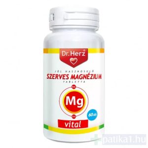 Dr. Herz Szerves Magnézium B6 D3-vitamin tabletta 60x 