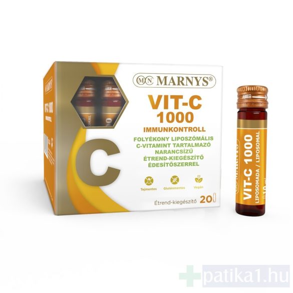 Marnys Immunkontroll Liposzómás Vitamin C 1000 mg ivóampulla 20x 10 ml