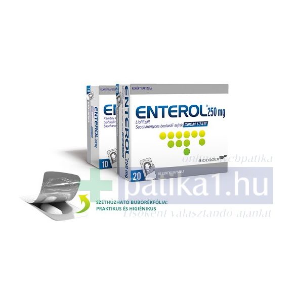 Enterol 250 mg kemény kapszula 10x