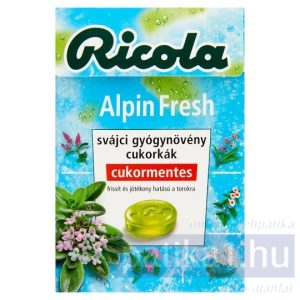 Ricola Alpin Fresh cukormentes cukorka 40 g