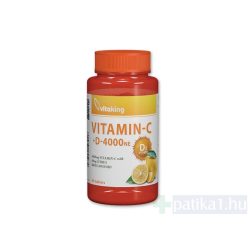 Vitaking C-1000 mg + D-4000 NE tabletta 90x