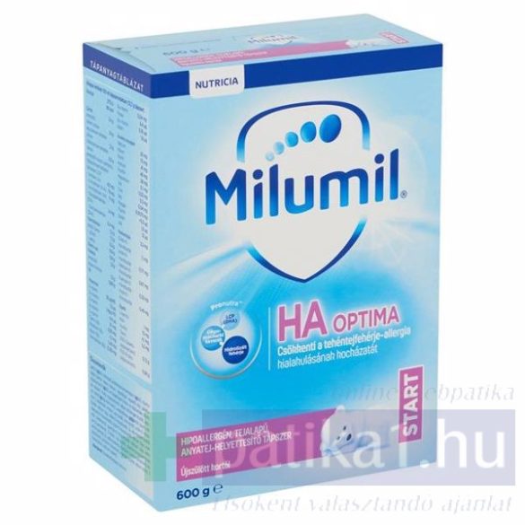 Milumil HA Start Optima Pronutra 0+ 600 g
