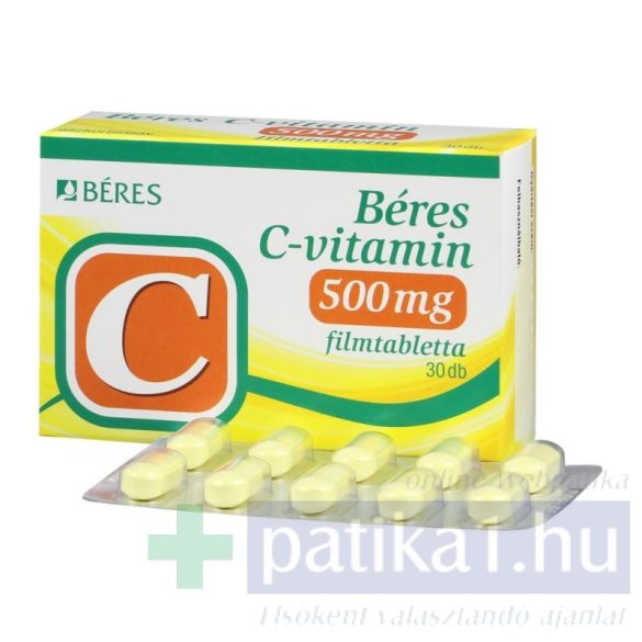 Béres C-vitamin 500 mg filmtabletta 30 db