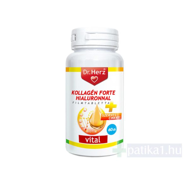 Dr. Herz Kollagén Forte Hialuronnal 60x tabletta
