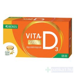   Béres Vita-D3 2000 NE étrendkiegészítő lágyzselatin kapszula 120x