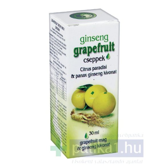 Dr. Chen Grapefruit cseppek ginsenggel 30 ml