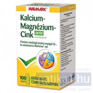 Walmark Kalcium + Magnézium + Cink aktív tabletta 100x