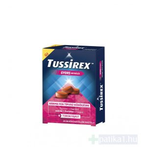 Tussirex pasztilla köhögés ellen 20x