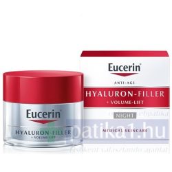   Eucerin Hyaluron-Filler+Volume Lift Bőrfeszesítő éjszakai arckrém