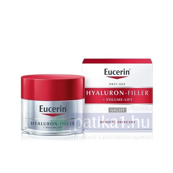Eucerin Hyaluron-Filler+Volume Lift Bőrfeszesítő éjszakai arckrém