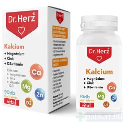dr. Herz Kalcium Magnézium Cink D3 tabletta 90 db