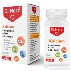dr. Herz Kalcium Magnézium Cink D3 tabletta 90 db