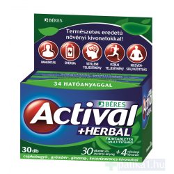Béres Actival + Herbal multivitamin filmtabletta 30x