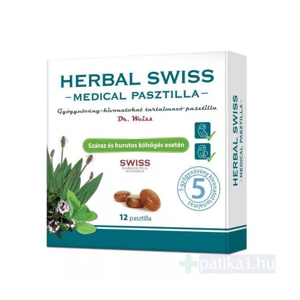 Herbal Swiss Medical Herbalmed pasztilla 12x