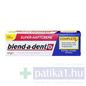 Blend a dent műfogsorrögzítő extra erős Mild Mint 47 g