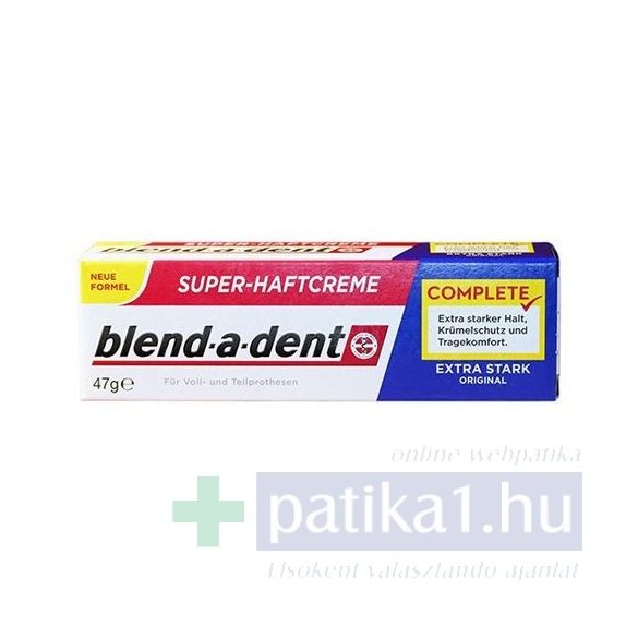 Blend a dent műfogsorrögzítő extra erős Mild Mint 47 g