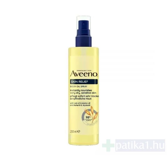 Aveeno Skin Relief testápoló olajspray 200 ml