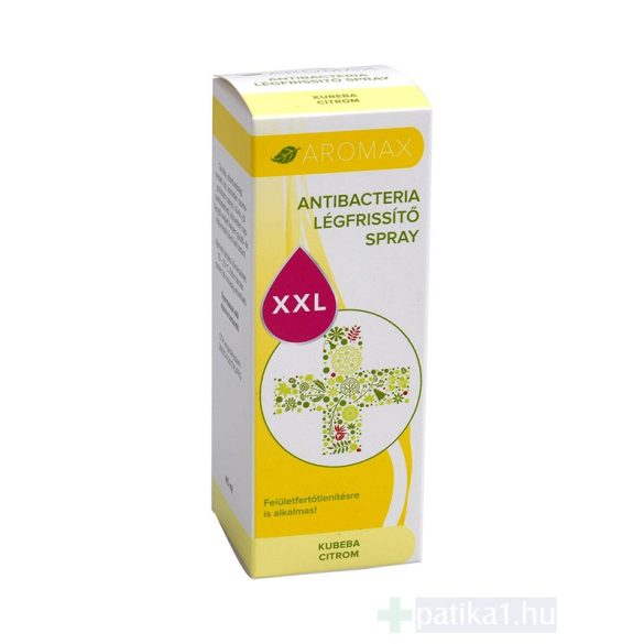 AROMAX ANTIBACTERIA LÉGFRISSÍTŐ SPRAY KUBEBA-CITROM XXL 40 ml