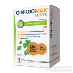 GinkgoMAX Forte Ginkgo 120 mg + Bacopa 50 mg kapszula 60x