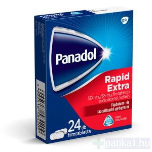 Panadol Rapid Extra 500mg/65mg filmtabletta 24X