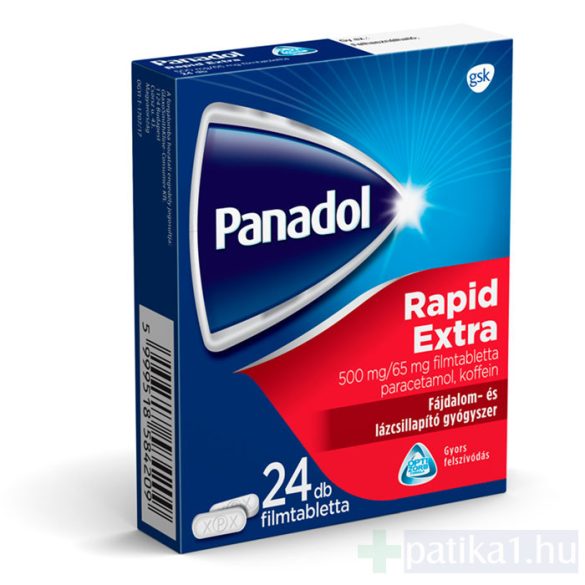 Panadol Rapid Extra 500mg/65mg filmtabletta 24 db 