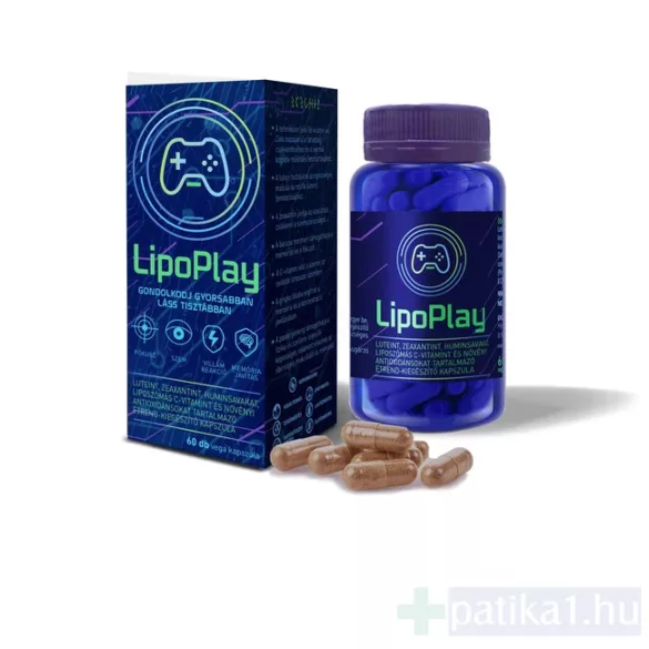LipoPlay étrendkiegészítő kapszula 60x