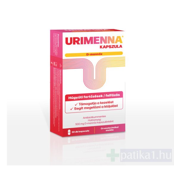 Urimenna D-Mannóz 500 mg kapszula 30x