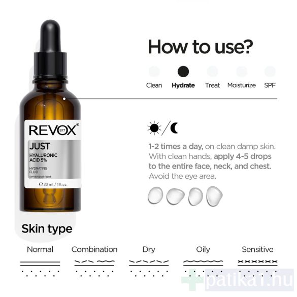 Revox B77 Just hyaluroic acid 5% 30 ml hialuronsav