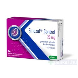   Emozul Control 20 mg gyomornedv-ellenálló kemény kapszula 14x