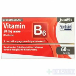 JutaVit B6-vitamin 20 mg tabletta 60x