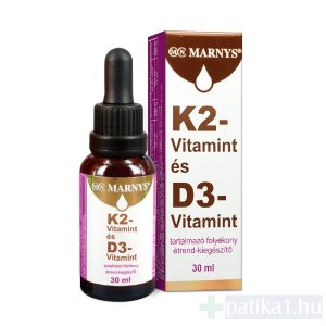 Marnys K2 és D3 vitamin folyékony étrendkiegészítő 30 ml