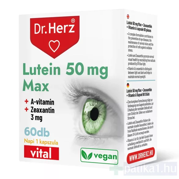 Dr. Herz Lutein Max 50 mg kapszula 60x