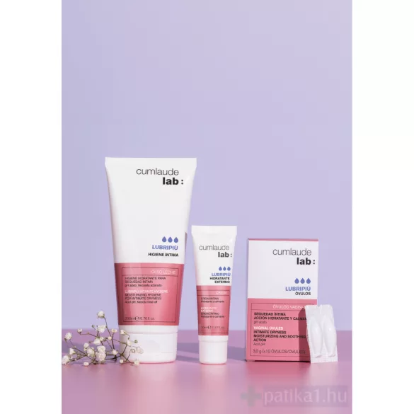 Cumlaude Lab Lubripiu Hidratáló hüvelykúp hüvelyszárazság kezelésére 10x