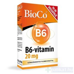 BioCo B6-vitamin 20 mg étrendkiegészítő tabletta 90x