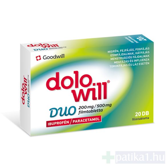 Dolowill Duo 200 mg/500 mg filmtabletta 20x