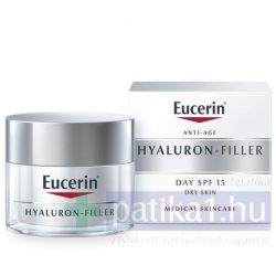   Eucerin® Hyaluron-Filler Ráncfeltöltő nappali arckrém száraz bőrre 50 ml