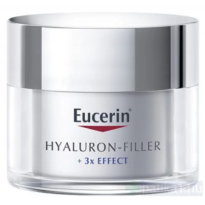 Eucerin Hyaluron Filler Ráncfeltöltő nappali arckrém száraz bőrre +3x Effect 50 ml