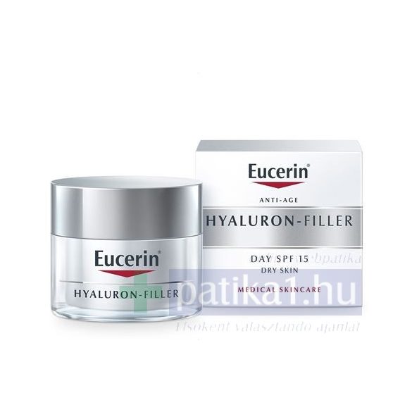 Eucerin® Hyaluron-Filler Ráncfeltöltő nappali arckrém száraz bőrre 50 ml