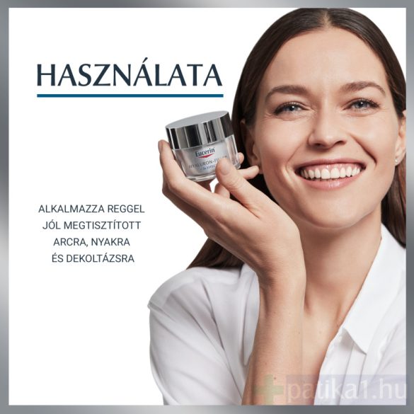 Eucerin Hyaluron Filler Ráncfeltöltő nappali arckrém száraz bőrre +3x Effect 50 ml