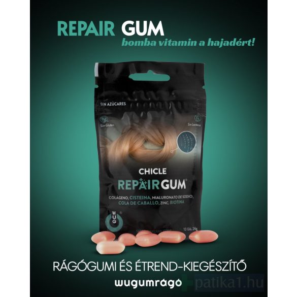 Wugumrágó Repair GUM rágógumi étrendkiegészítő 10x